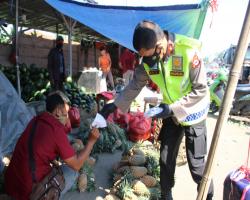 Patroli Ke Pasar Wakapolda Banten Kamp
