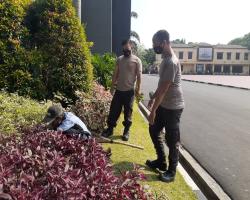 Personel Yanma Polda Banten Melaksanak