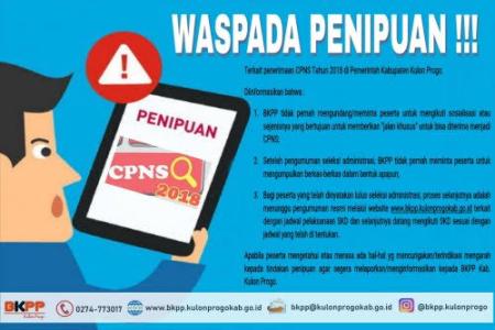 DITUDUH GELAPKAN UANG PELAMAR CPNS