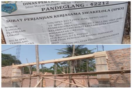 Ketua Kelompok Tani Bukit Lestari Desa