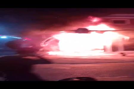 Dilalap Si Jago Merah Satu Ruko Hangus