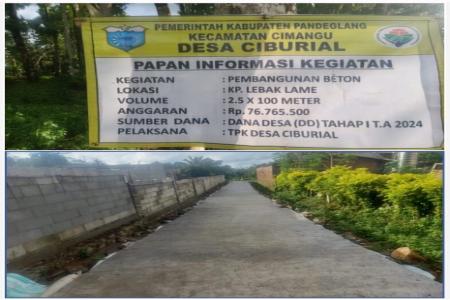 Desa Ciburial Melaksanakan Kegiatan Fi