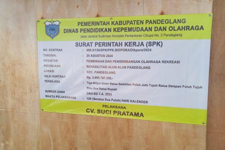 UKPBJ Pandeglang Kebal Hukum Seolah In