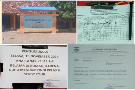 WAKTU KBM SISWA SD N 1 DONOROJO KE