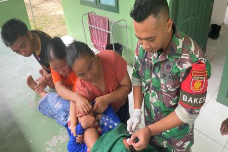 Personel Satgas Yonarmed 11 Kostrad di