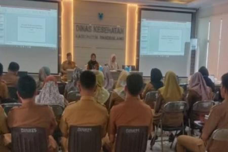 DINKES PANDEGLANG GELAR EVALUASI S