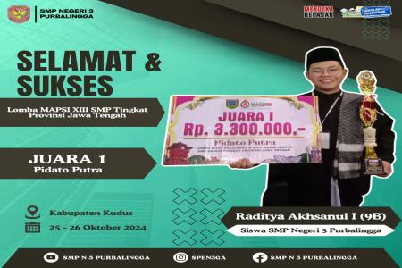PRESTASI GEMILANG SISWA SMPN 3 PUR
