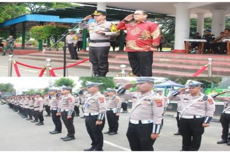 WAKIL BUPATI LEBAK HADIRI APEL GEL