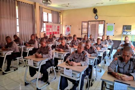 SPN Polda Jatim Resmi Tinggalkan Ujian