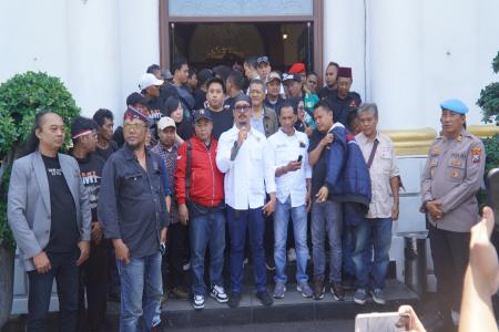 Gabungan Belasan Ormas Datangi Polrest