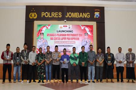 Polres Jombang Launching Aplikasi EPel