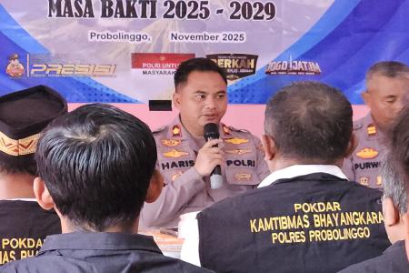 POLRES PROBOLINGGO KUKUHKAN POKDAR